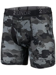 2UNDR Men's Swing Shift 6" Boxer Brief - Blackout