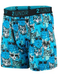 2UNDR Men's Swing Shift 6" Boxer Brief - Kitty Corner