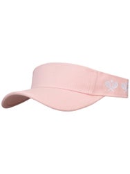 Ame & Lulu Country Club Crossed Racquets Visor Pink