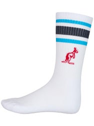 Australian Summer Crew Socks - White