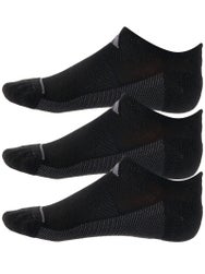 adidas Women's All Day Train 3-Pack No Show Socks Black