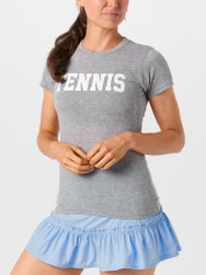 Bubble Women's Classic Tennis T-Shirt - Grey
