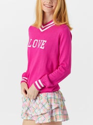 Bubble Women's Hatton Sweater - LOVE Pink