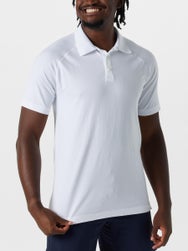 Fabletics Men's Training Day Polo - White