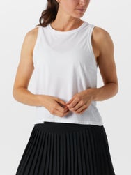 Fabletics Women's Feather Tech Muscle Tank - White