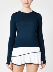 InPhorm Women's Classic Long Sleeve - Navy