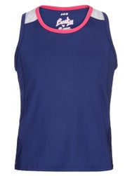 Lucky in Love Girl's Berry Buzz Shimmer Tank