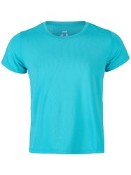 Lucky In Love Girl's Core Boxy Top - Ocean