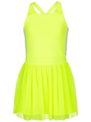 Lucky in Love Girl's Game Time Dress - Yellow