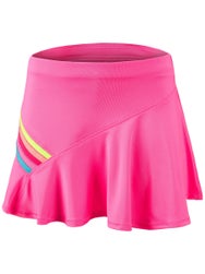 Lucky in Love Girl's Prisma Stripe Skirt - Pink