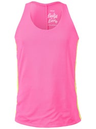 Lucky in Love Girl's Prisma Stripe Tank - Pink