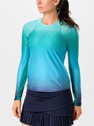 Lucky In Love Women's Eyelet In It To Win Long Sleeve