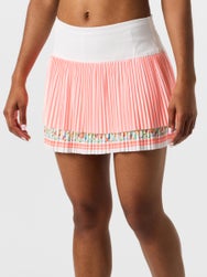 Lucky In Love Women's Long Cocktail Picnic Pleat Skirt