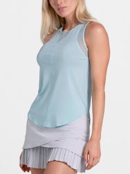 Lucky in Love Women's Riviera Core Chill Out Tank-Wave