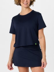 Lucky in Love Women's Core Power Box Top - Navy