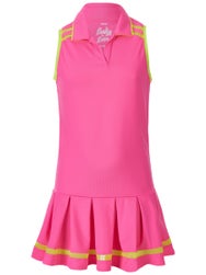 Lucky in Love Girl's Core It's A Win Dress - Pink