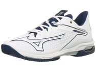Mizuno Wave Exceed Tour 6 Wh/Dress Blue Men's Shoes 
