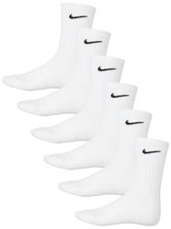 Nike Junior Everyday Cushion Crew Sock 6-Pack White