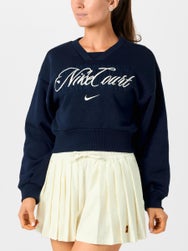 Nike Women's Spring Court Crop Fleece Crewneck