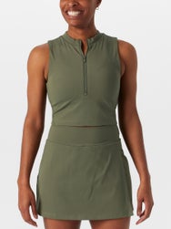 Recess Women's Clarkson Crop Tank - Olive