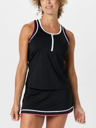Sofibella Women's Amore Mio Zip Tank
