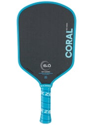 Six Zero Coral Hybrid Pickleball Paddle