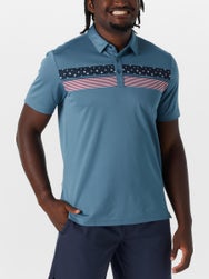 Travis Mathew Men's Good Good Patriot Polo