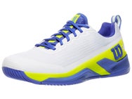 Wilson Rush Pro 4.5 White/Blue/Yellow Men's Shoes