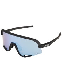 100% Slendale Matte Black HiPER Blue Mirror Lens