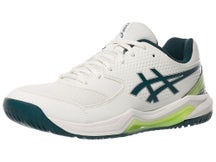 Asics Dedicate 8 Men's Pickleball Shoes - Cream/Teal