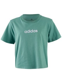 adidas Girl's Fall Embroidered Linear T-Shirt