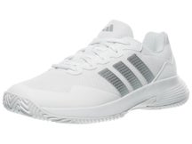 adidas Gamecourt 2 White/Silver Women's Shoes