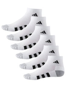 adidas Youth Cushioned Quarter 6-Pack Sock White