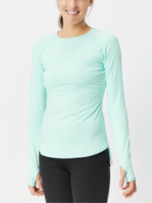 BloqUV Women's Drawstring Long Sleeve Top - Mint