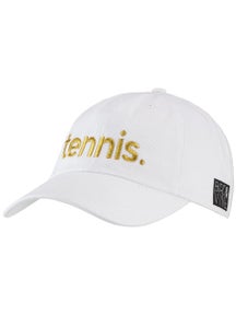 Bird & Vine Women's Tennis Hat - White/Gold