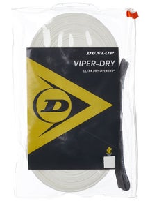 Dunlop Viper Dry Overgrip White 30-Pack