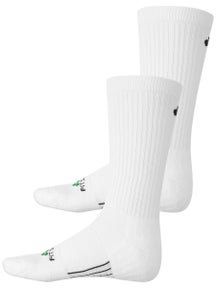 Fitsok CF2 Cushion Crew 2-Pack Socks White