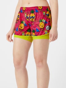 Flow Society Women 2-in-1 Pineapple Pickleball Short