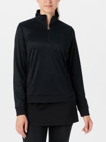 Fila Women's Essential Long Sleeve 1/4 Zip - Black