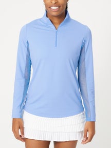 IBKUL Women's Long Sleeve Mock Top - Peri