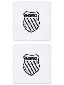 KSwiss Court Singlewide Wristbands - White