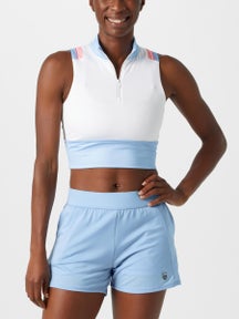 KSwiss Women's Fall Crop Zip Tank