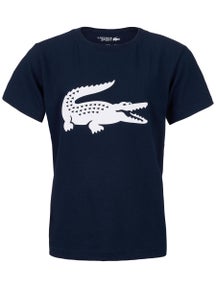 Lacoste Boy's Core Croc Logo Top