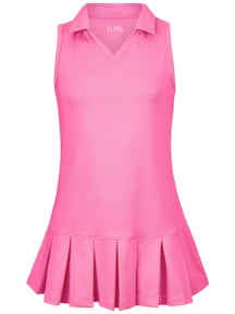 Li Mi Girl's Beverly Hills Swing Polo Pleat Dress