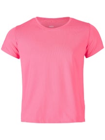 Lucky In Love Girl's Core Boxy Top - Pink