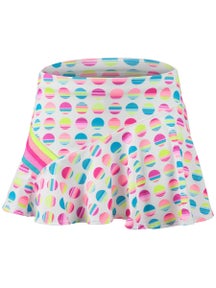 Lucky in Love Girl's Retro Sunset Skirt