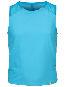 Lucky In Love Girl's Tie Break Tank - Blue