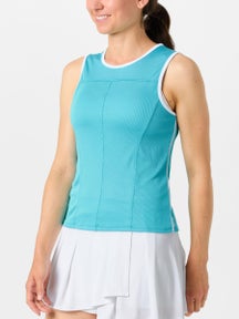 Lucky in Love Women's Waves Crosscourt Tank