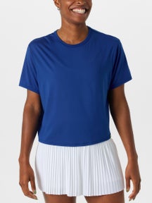 Lucky In Love Women's L-UV Power Box Top - Blue