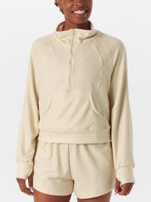 Lucky In Love Women's Shimmer Renew Heather Quarter Zip